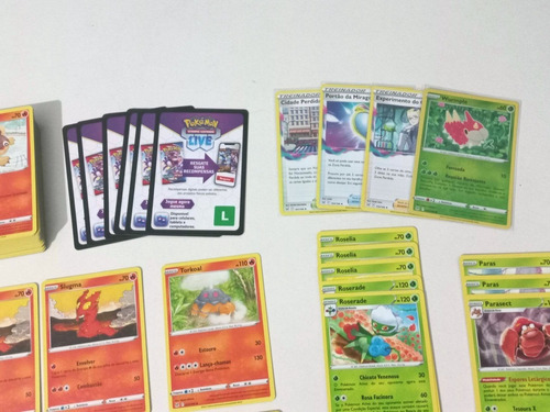 Pokémon Tcg Deck Origem Perdida Planta E Fogo Copag